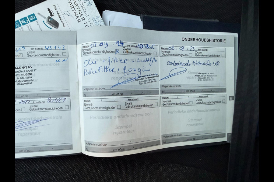 Peugeot Partner Tepee 1.2 PureTech Active | LPG | 5p | Cruise | Onderhoudshistorie