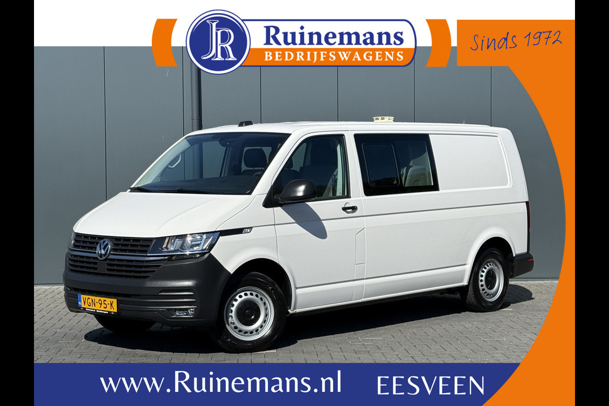Volkswagen Transporter 2.0 TDI / L2H1 / 6-PERS DUBBELE CABINE / ZEER NETJES / ACHTERKLEP / INRICHTING / CRUISE