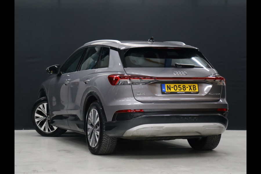 Audi Q4 e-tron 40 Launch edition Advanced Plus 77 kWh [TREKHAAK ELEKTRISCH UITKLAPBAAR, APPLE CARPLAY, ANDROID, SONOS AUDIO, STOELVERWARMING, ADAPTIVE CRUISE, CAMERA, CLIMATE, NIEUWSTAAT]