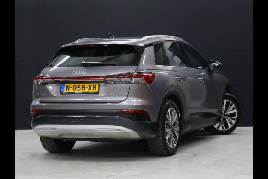 Audi Q4 e-tron 40 Launch edition Advanced Plus 77 kWh [TREKHAAK ELEKTRISCH UITKLAPBAAR, APPLE CARPLAY, ANDROID, SONOS AUDIO, STOELVERWARMING, ADAPTIVE CRUISE, CAMERA, CLIMATE, NIEUWSTAAT]