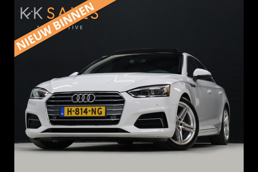 Audi A5 Sportback 40 TFSI S Line Sport [SCHUIFKANTELDAK, STUURVERWARMING, STOELVERWARMING, PDC V+A, BLUETOOTH, CRUISE, CLIMATE, NIEUWSTAAT]