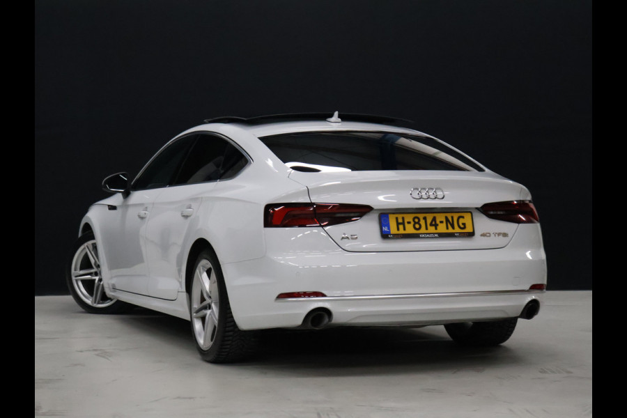 Audi A5 Sportback 40 TFSI S Line Sport [SCHUIFKANTELDAK, STUURVERWARMING, STOELVERWARMING, PDC V+A, BLUETOOTH, CRUISE, CLIMATE, NIEUWSTAAT]