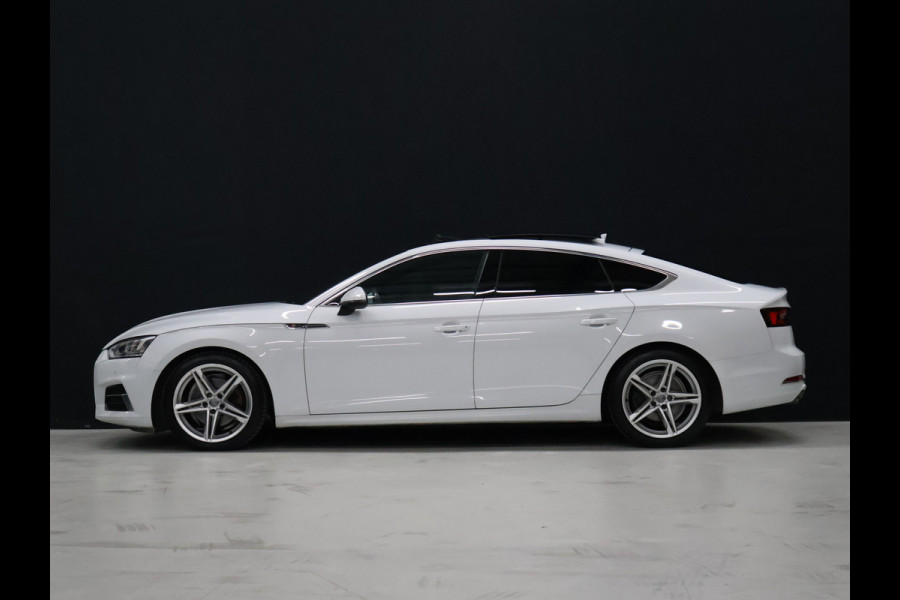 Audi A5 Sportback 40 TFSI S Line Sport [SCHUIFKANTELDAK, STUURVERWARMING, STOELVERWARMING, PDC V+A, BLUETOOTH, CRUISE, CLIMATE, NIEUWSTAAT]