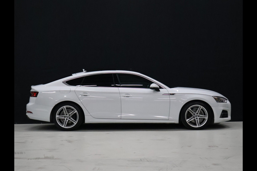 Audi A5 Sportback 40 TFSI S Line Sport [SCHUIFKANTELDAK, STUURVERWARMING, STOELVERWARMING, PDC V+A, BLUETOOTH, CRUISE, CLIMATE, NIEUWSTAAT]