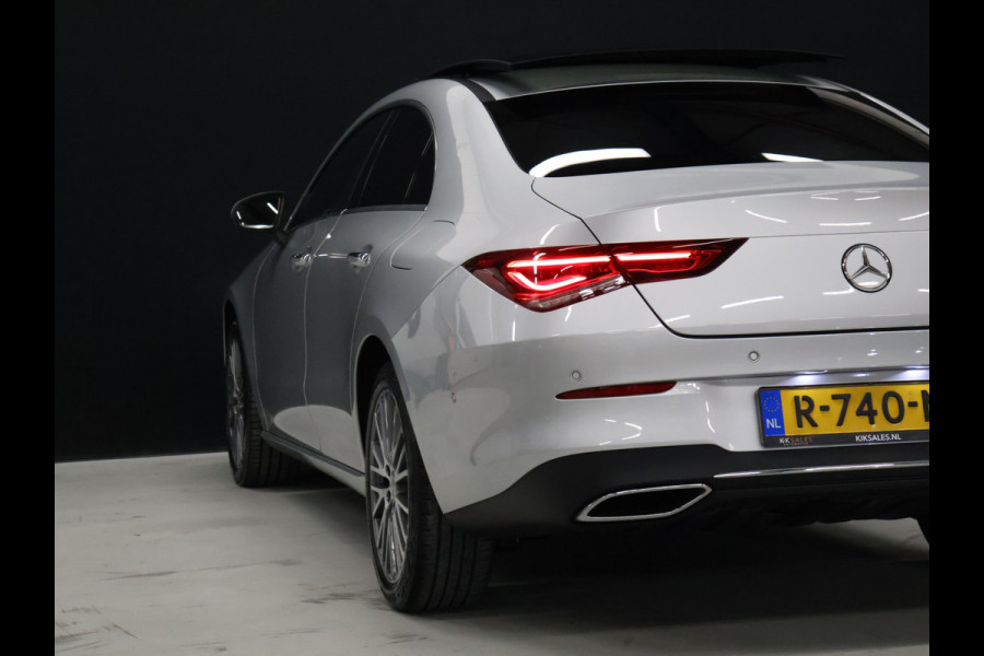 Mercedes-Benz CLA-Klasse 250 e Luxury Line [SCHUIFKANTELDAK, APPLE CARPLAY, ANDROID, VOL LEDER, STOELVERWARMING, CAMERA, PDC 360, CRUISE, CLIMATE, NIEUWSTAAT]