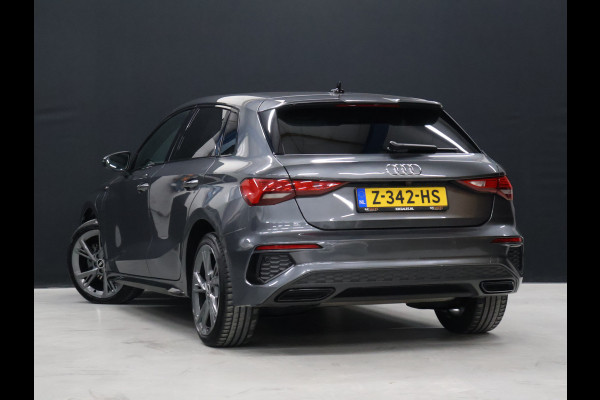 Audi A3 Sportback 40 TFSI e Sport S Line [APPLE CARPLAY, ANDROID, STOELVERWARMING, VOL LEDER, CAMERA, PDC 360, CRUISE, CLIMATE, TREKHAAK AFNEEMBAAR, NIEUWSTAAT]