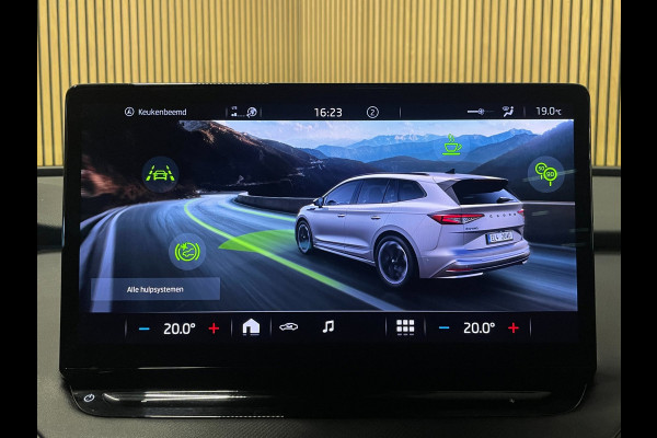 Škoda ENYAQ iV 80 Founders Edition Black|90% SOH|CRYSTAL FACE|LEDER|NAVI|CAMERA|STUURVERWARMING|NAP|NL-AUTO|1e EIGENAAR|INCL.BTW|