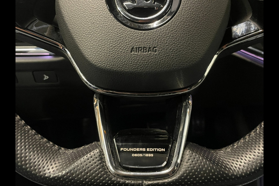 Škoda ENYAQ iV 80 Founders Edition Black|90% SOH|CRYSTAL FACE|LEDER|NAVI|CAMERA|STUURVERWARMING|NAP|NL-AUTO|1e EIGENAAR|INCL.BTW|