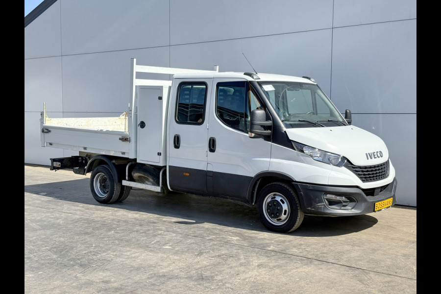 Iveco Daily 35C14 2.3 Kipper Dubbele Cabine Dubbellucht 3,5t Trekhaak 6 Stoelen Airco Cruise Control Benne Tipper