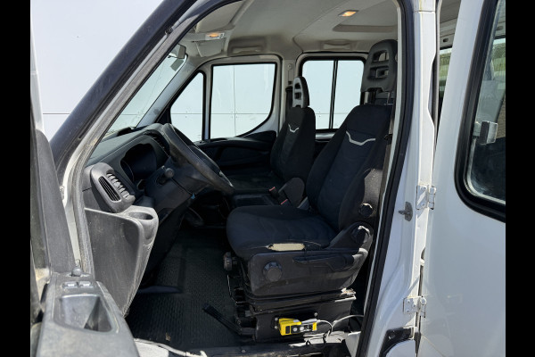 Iveco Daily 35C14 2.3 Kipper Dubbele Cabine Dubbellucht 3,5t Trekhaak 6 Stoelen Airco Cruise Control Benne Tipper