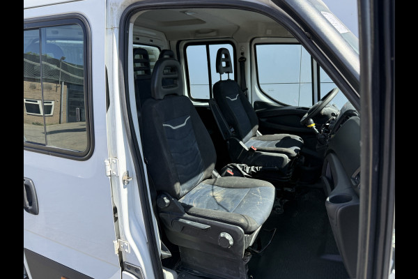 Iveco Daily 35C14 2.3 Kipper Dubbele Cabine Dubbellucht 3,5t Trekhaak 6 Stoelen Airco Cruise Control Benne Tipper