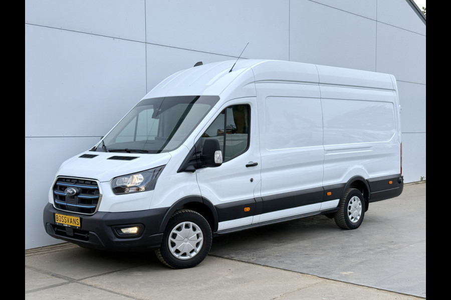 Ford E-Transit 68kWh 184PK L4H3 317km WLTP 93,9% (SOH) BEV Snelladen Carplay Climate control Laadkabel 360° camera Parkeersensoren voor achter Stoelverwarming