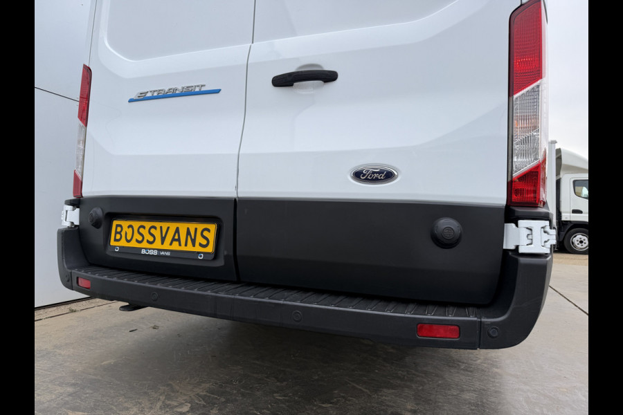 Ford E-Transit 68kWh 184PK L4H3 317km WLTP 93,9% (SOH) BEV Snelladen Carplay Climate control Laadkabel 360° camera Parkeersensoren voor achter Stoelverwarming