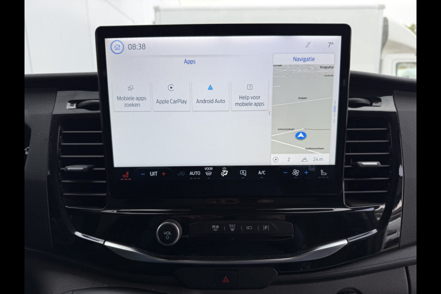 Ford E-Transit 68kWh 184PK L4H3 317km WLTP 93,9% (SOH) BEV Snelladen Carplay Climate control Laadkabel 360° camera Parkeersensoren voor achter Stoelverwarming