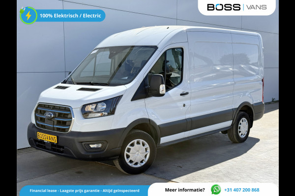 Ford E-Transit 68kWh 184PK L2H2 317km WLTP 97% (SOH) BEV Snelladen Camera Cruise control Climate control Carplay Navigatie Laadkabel Parkeersensoren