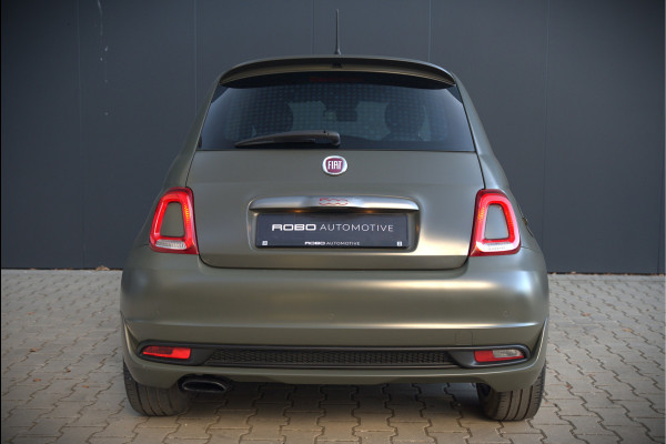 Fiat 500 0.9 TwinAir Turbo Sport | Mat Groen | Apple Carplay | Parkeersensoren | Navigatie | Climate Control | Digitale Tellers | Groot Scherm | Cruise Control | LED