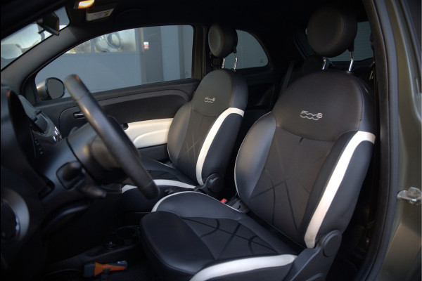 Fiat 500 0.9 TwinAir Turbo Sport | Mat Groen | Apple Carplay | Parkeersensoren | Navigatie | Climate Control | Digitale Tellers | Groot Scherm | Cruise Control | LED
