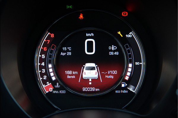 Fiat 500 0.9 TwinAir Turbo Sport | Mat Groen | Apple Carplay | Parkeersensoren | Navigatie | Climate Control | Digitale Tellers | Groot Scherm | Cruise Control | LED