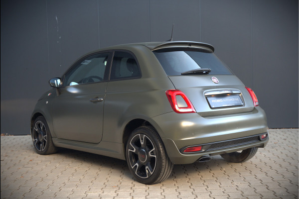 Fiat 500 0.9 TwinAir Turbo Sport | Mat Groen | Apple Carplay | Parkeersensoren | Navigatie | Climate Control | Digitale Tellers | Groot Scherm | Cruise Control | LED