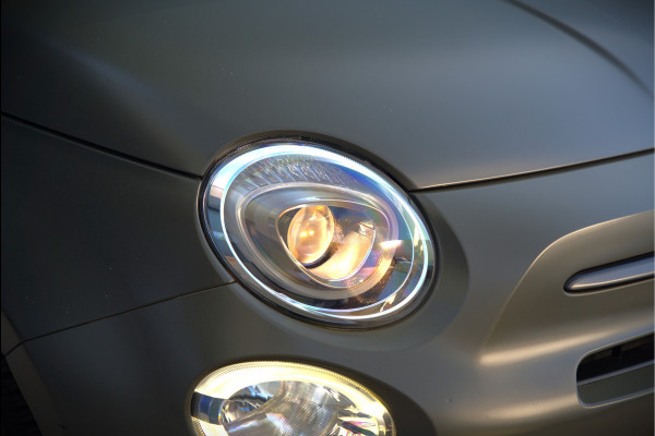 Fiat 500 0.9 TwinAir Turbo Sport | Mat Groen | Apple Carplay | Parkeersensoren | Navigatie | Climate Control | Digitale Tellers | Groot Scherm | Cruise Control | LED