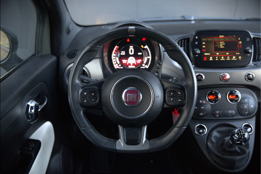 Fiat 500 0.9 TwinAir Turbo Sport | Mat Groen | Apple Carplay | Parkeersensoren | Navigatie | Climate Control | Digitale Tellers | Groot Scherm | Cruise Control | LED