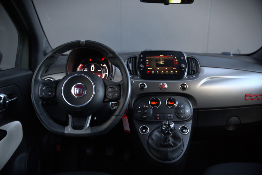 Fiat 500 0.9 TwinAir Turbo Sport | Mat Groen | Apple Carplay | Parkeersensoren | Navigatie | Climate Control | Digitale Tellers | Groot Scherm | Cruise Control | LED