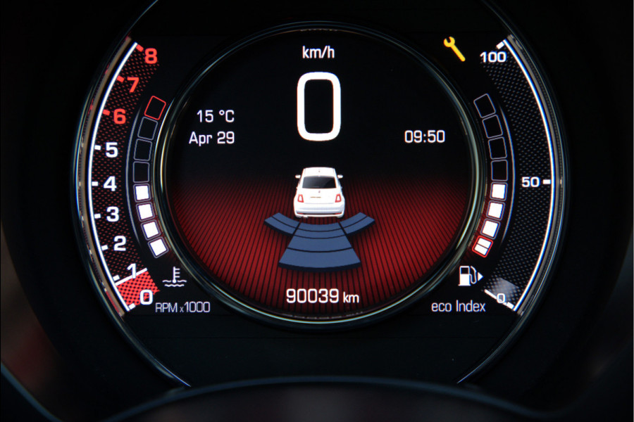 Fiat 500 0.9 TwinAir Turbo Sport | Mat Groen | Apple Carplay | Parkeersensoren | Navigatie | Climate Control | Digitale Tellers | Groot Scherm | Cruise Control | LED