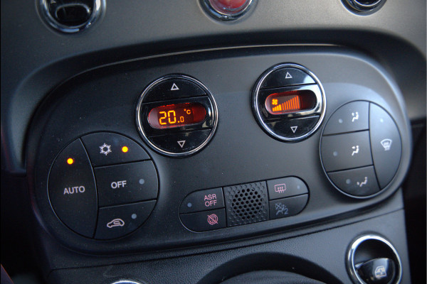 Fiat 500 0.9 TwinAir Turbo Sport | Mat Groen | Apple Carplay | Parkeersensoren | Navigatie | Climate Control | Digitale Tellers | Groot Scherm | Cruise Control | LED