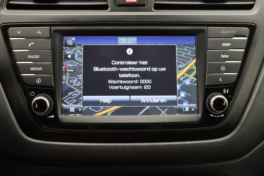 Hyundai i20 1.0 T-GDI Comfort Climate, Cruise, Camera, Navigatie, Bluetooth, PDC, DAB, Trekhaak, 15''