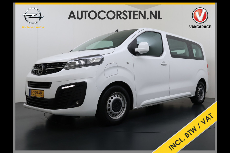 Opel Vivaro E L2H1 9-Persoons SOH 99% 50kWh Trekhaak Navi Airco Apple Carplay Android Auto Pdc Cruise Control Led Schuifdeur Isofix Bluetooth Dealeronderhouden 1e Eigenaar Origineel Nederlandse Bus