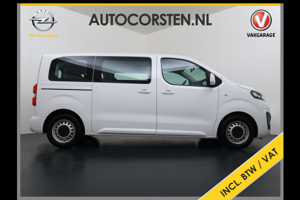Opel Vivaro E L2H1 9-Persoons SOH 99% 50kWh Trekhaak Navi Airco Apple Carplay Android Auto Pdc Cruise Control Led Schuifdeur Isofix Bluetooth Dealeronderhouden 1e Eigenaar Origineel Nederlandse Bus