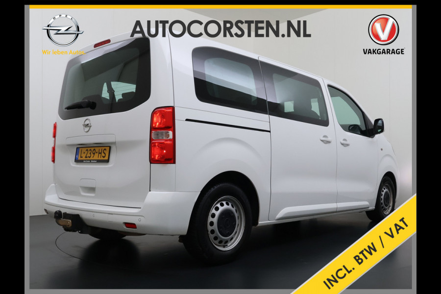 Opel Vivaro E L2H1 9-Persoons SOH 99% 50kWh Trekhaak Navi Airco Apple Carplay Android Auto Pdc Cruise Control Led Schuifdeur Isofix Bluetooth Dealeronderhouden 1e Eigenaar Origineel Nederlandse Bus