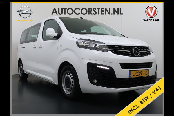 Opel Vivaro E L2H1 9-Persoons SOH 99% 50kWh Trekhaak Navi Airco Apple Carplay Android Auto Pdc Cruise Control Led Schuifdeur Isofix Bluetooth Dealeronderhouden 1e Eigenaar Origineel Nederlandse Bus