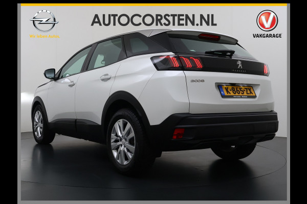 Peugeot 3008 1.2T 131PK Leder 3D-Navi 360°Camera Apple Carplay Android Auto Ecc Cruise Control Pdc Blue Active Lmv Led Isofix DAB Bluetooth Regen-Lichtsensor Dealeronderhouden Origineel Nederlandse Auto
