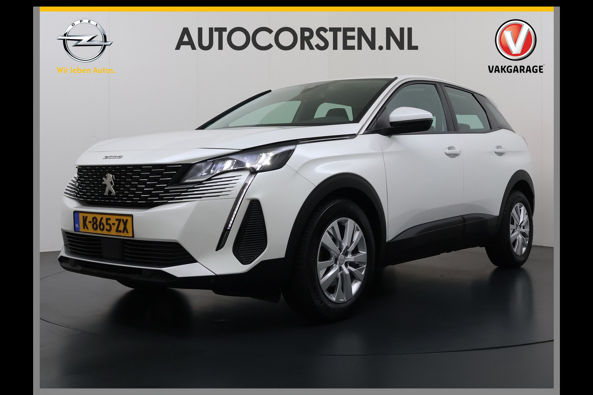 Peugeot 3008 1.2T 131PK Leder 3D-Navi 360°Camera Apple Carplay Android Auto Ecc Cruise Control Pdc Blue Active Lmv Led Isofix DAB Bluetooth Regen-Lichtsensor Dealeronderhouden Origineel Nederlandse Auto