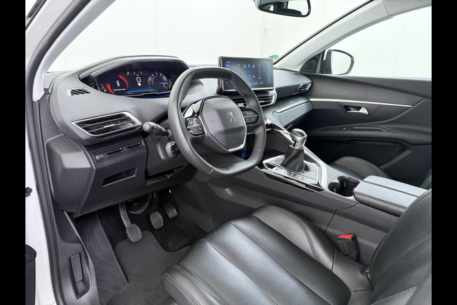Peugeot 3008 1.2T 131PK Leder 3D-Navi 360°Camera Apple Carplay Android Auto Ecc Cruise Control Pdc Blue Active Lmv Led Isofix DAB Bluetooth Regen-Lichtsensor Dealeronderhouden Origineel Nederlandse Auto