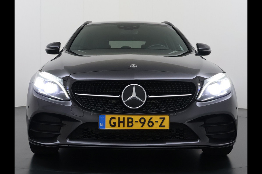 Mercedes-Benz C-Klasse Estate 300DE AUT-9 Hybride AMG Limited Trekhaak Apple Carplay Android Auto Elek.Stoelen+Verwarmd Navi Ecc Camera Pdc Solution Business Elek.Achterklep Led Privacy Glas Lmv 18" Night-pakket EURO 6 AP