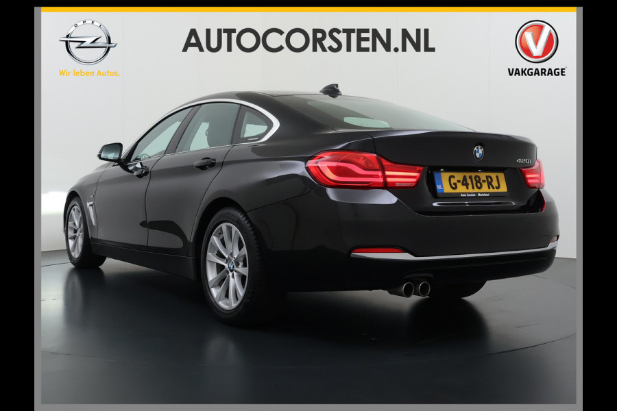 BMW 4 Serie Gran Coupé 420i Automaat Luxury High Executive Leder Navi-Pro Ecc Cruise Control Elek.Stoelen+Memory+Verwarmd Pdc Lmv Lane Assist USB Elek.Achterklep Led Regen-Lichtsensor