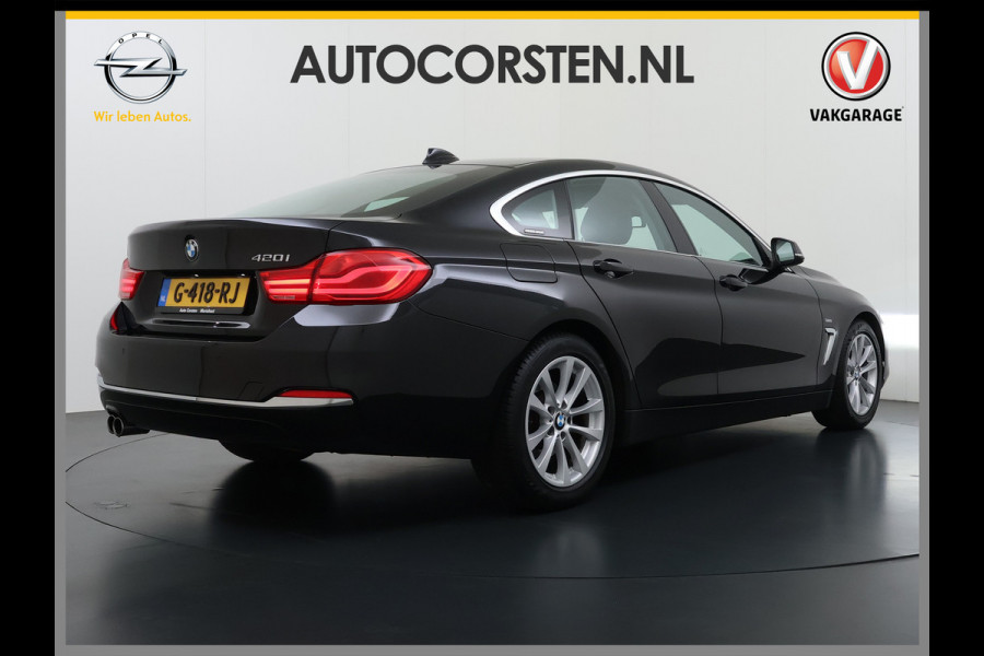 BMW 4 Serie Gran Coupé 420i Automaat Luxury High Executive Leder Navi-Pro Ecc Cruise Control Elek.Stoelen+Memory+Verwarmd Pdc Lmv Lane Assist USB Elek.Achterklep Led Regen-Lichtsensor