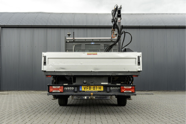 Iveco Daily 35S18D 375 | 3.0 180PK | Hiab 013 | 3.5T Trekgewicht | Automaat | Climate | Camera | Euro 6
