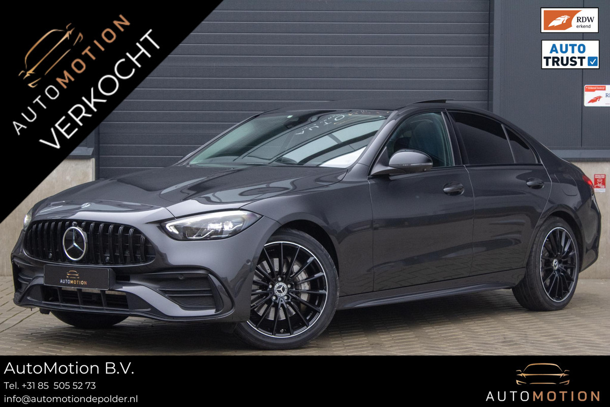 Mercedes-Benz C-Klasse 300 e AMG Line PANO 360 CAMERA ADAPTIEF SFEER
