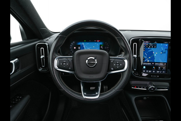 Volvo XC40 Recharge P8 AWD R-Design [ 3-Fase-11kW ] {SoH-90%} (INCL-BTW) Aut. *HEATPUMP | PANO | LEATHER-ALCANTARA | ADAPTIVE-CRUISE | DIGI-COCKPIT | FULL-LED | CAMERA | NAVI-FULLMAP | ECC | PDC | KEYLESS | HEATED-SPORTSEATS | TOWBAR | 19''ALU*