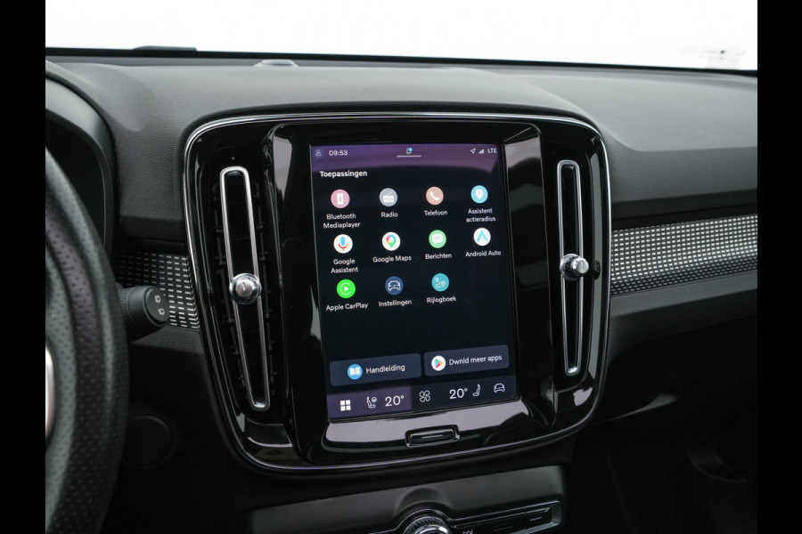 Volvo XC40 Recharge P8 AWD R-Design [ 3-Fase-11kW ] {SoH-90%} (INCL-BTW) Aut. *HEATPUMP | PANO | LEATHER-ALCANTARA | ADAPTIVE-CRUISE | DIGI-COCKPIT | FULL-LED | CAMERA | NAVI-FULLMAP | ECC | PDC | KEYLESS | HEATED-SPORTSEATS | TOWBAR | 19''ALU*