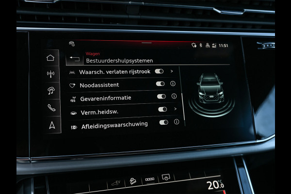 Audi Q8 55 TFSI e quattro Pro Line S | Styling pack | Panorama dak | Adaptive cruise | luchtvering | Camera | Trekhaak | Soft close