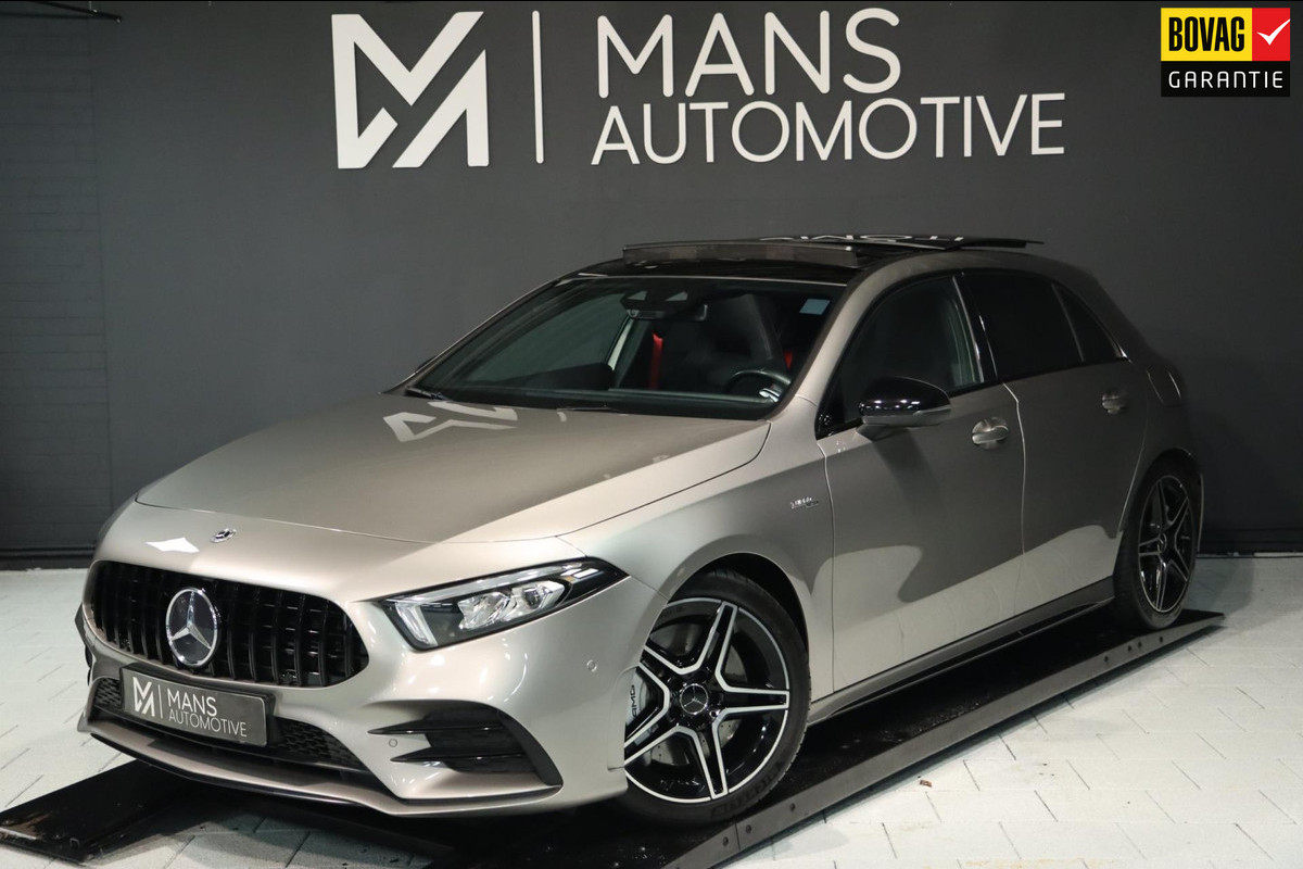 Mercedes-Benz A-Klasse AMG 35 4MATIC / PANO / CAMERA / DODEHOEK / CARPLAY / STOELVERW