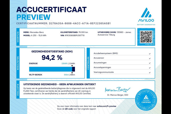 Mercedes-Benz A-Klasse 250 e Black Line WIDE-SCREEN | NAVI | STOF-LEDER