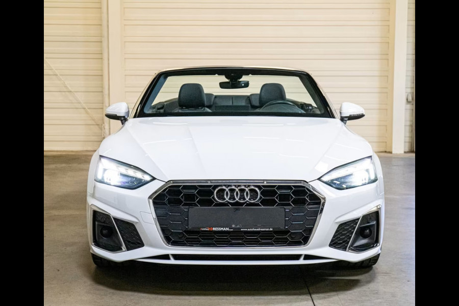 Audi A5 Cabriolet 40 Tfsi S-Tronic (150kW/204pk) ** MATRIX, VIRTUAL, 3-zone AIRCO, 20-inch LMV, MASSAGE ** Vol. AUDI Onderh. - UNFALLFREI ** ** INFORMEER OOK NAAR ONZE AANTREKKELIJKE FINANCIAL-LEASE TARIEVEN **