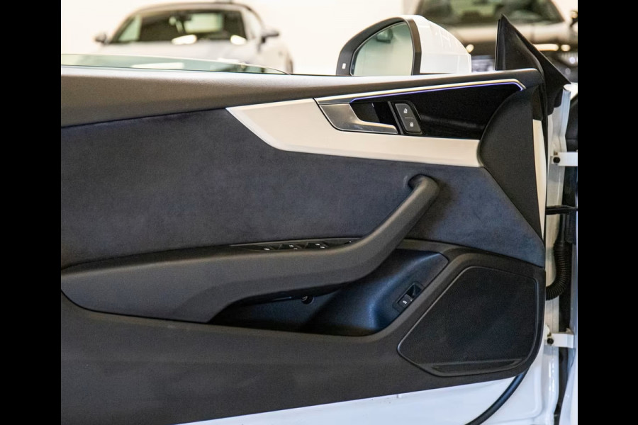 Audi A5 Cabriolet 40 Tfsi S-Tronic (150kW/204pk) ** MATRIX, VIRTUAL, 3-zone AIRCO, 20-inch LMV, MASSAGE ** Vol. AUDI Onderh. - UNFALLFREI ** ** INFORMEER OOK NAAR ONZE AANTREKKELIJKE FINANCIAL-LEASE TARIEVEN **