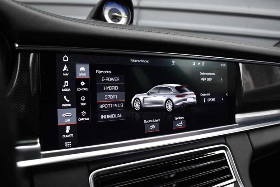 Porsche Panamera Sport Turismo 2.9 4 E-Hybrid 462pk SportDesign | Pano | ACC | 21'' Wielen | Matrix PDLS+ | Bose | Achterasbesturing | Head-Up | Stoelventilatie |