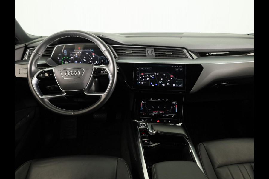 Audi e-tron 55 quattro Advanced edition Plus 95 kWh 408pk | Parkeersensoren | 21 inch Lichtmetalen velgen | Lederen bekleding